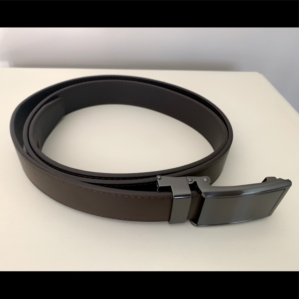 Men’s Brown Leather Slidebelt